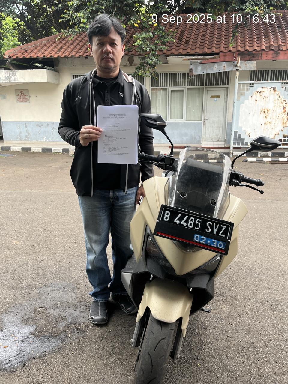 Transgo Serah terima Motor Listrik