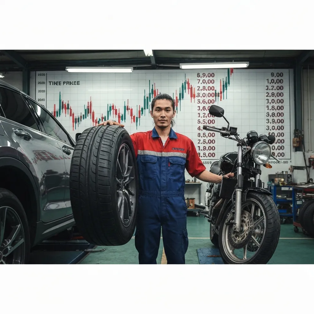 Harga Ban Motor dan Mobil 2026 Meroket Gegara Kris